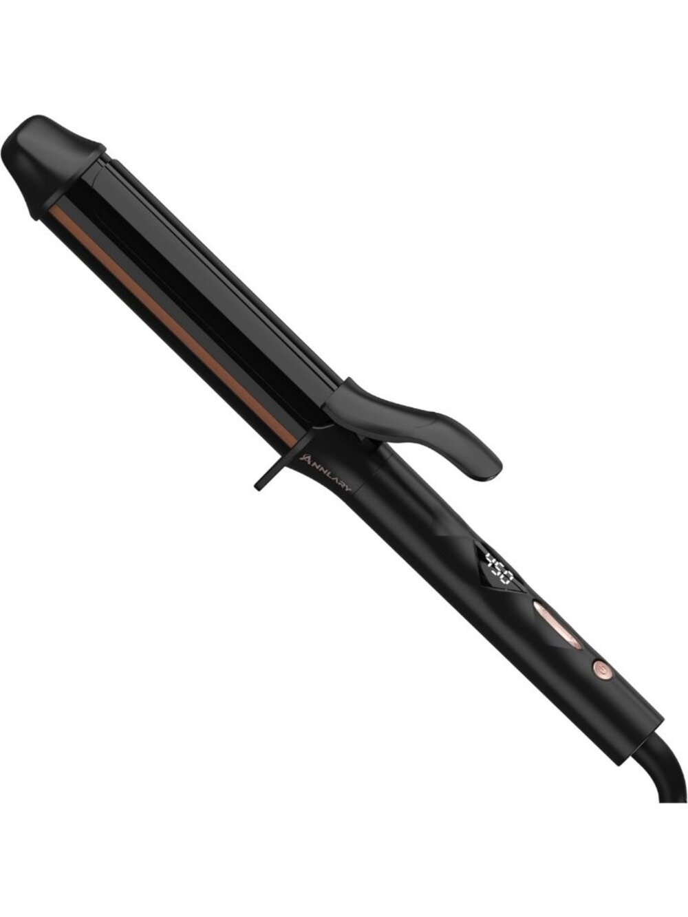 1.5 Inch Titanium Ceramic Curling Iron - Professional Hair Curler for Waves